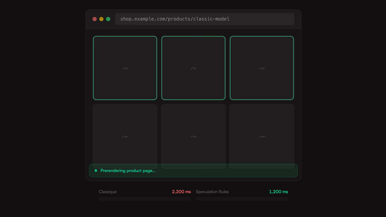 Speculation Rules : prefetch et prerender pour une navigation instantanée en e-commerce