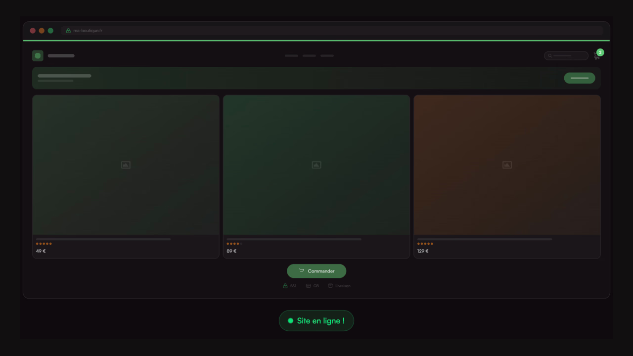 Vitrine e-commerce optimisée : temps de chargement rapide et conversion